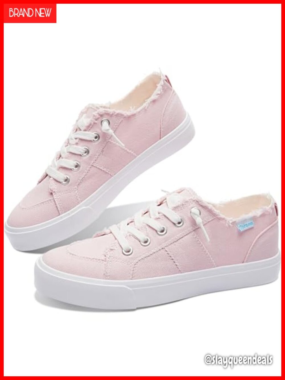 Women's Canvas Slip On Fashion Sneakers Breathable Comfortable Walking Shoes